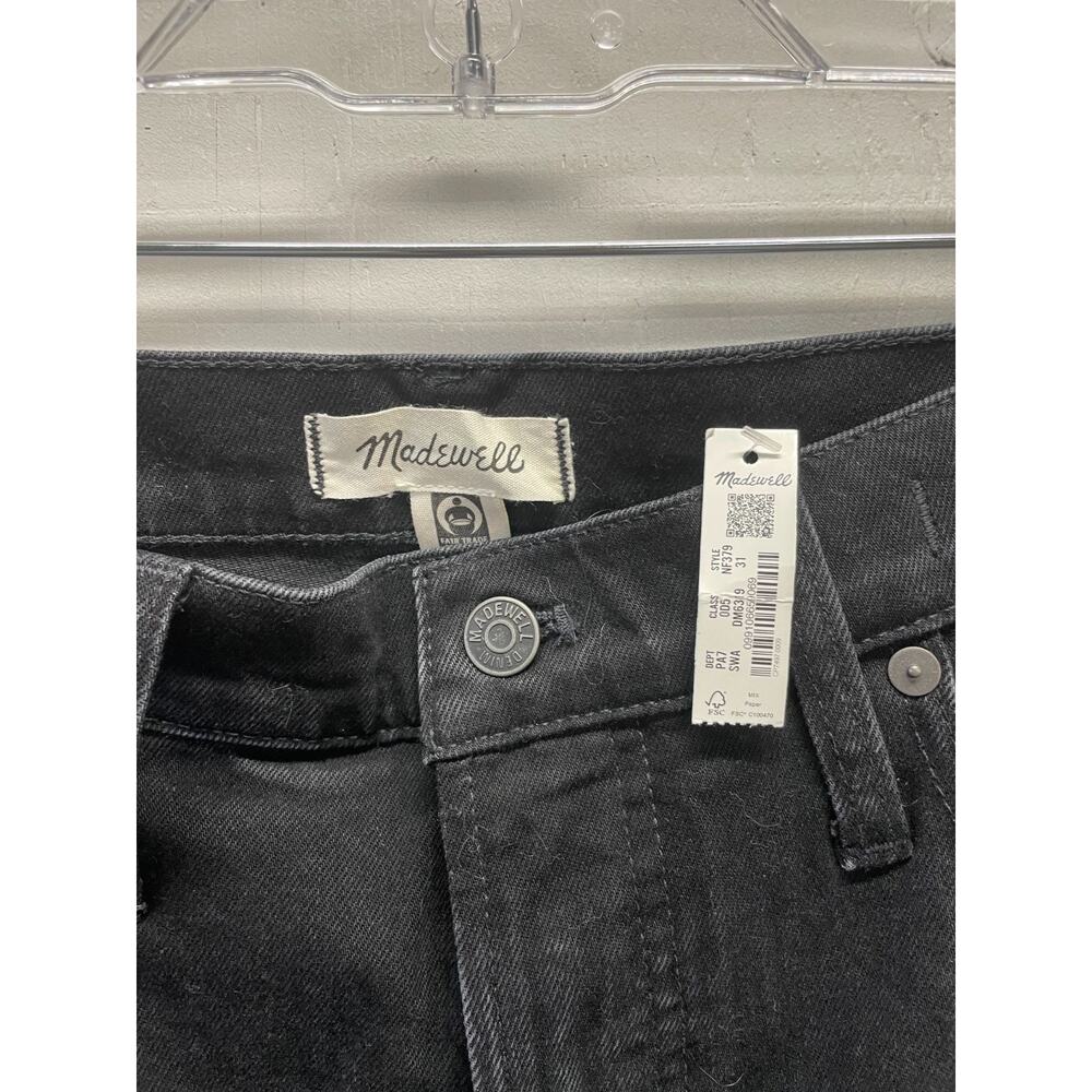 Madewell Women's Black Jeans 31 Tall Perfect Vintage Flare Jean High Rise NWT - Picture 3 of 9